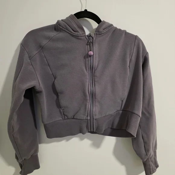 Athleta Kids Lavender Zip-Up Jacket - Picture 1 of 6